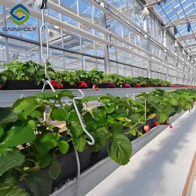 Good price Large Scale Greenhouse Agricultural Green House Stable Structure Easily Assembled online