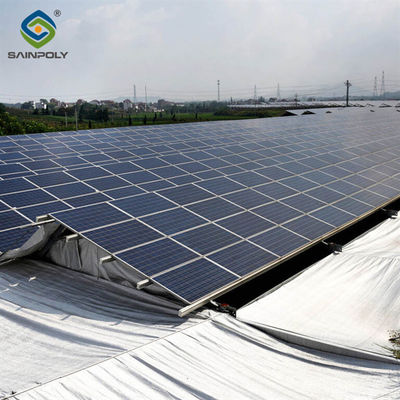 Good price Solar Panel Tempered Glass Greenhouse Multi Span Energy Efficient online