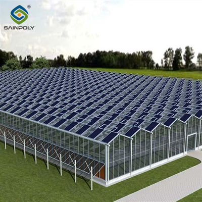 Good price Glass Polycarbonate Cover Photovoltaic Greenhouse Include Automated Sytems online