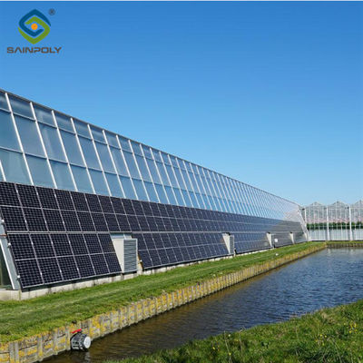Good price Customizable Winter Glass Solar Cell Greenhouse With Automation System online