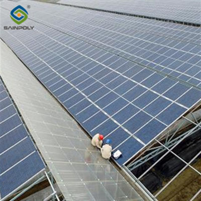 Good price 5.5-7.5m Height Photovoltaic Greenhouse With Solar Panel Roof online