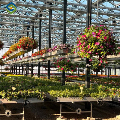 Good price UV Resistant Mutli Span Flower Greenhouse Venlo Arch Type Waterproof online