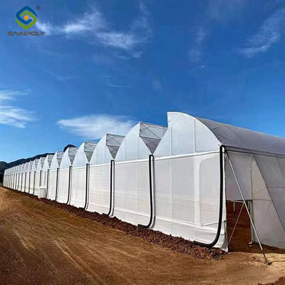 Good price Double Po Film Gothic High Tunnel Greenhouse High Strength Anticorrosive online